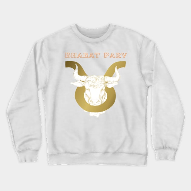 Bharat Parv - Taurus Crewneck Sweatshirt by Bharat Parv